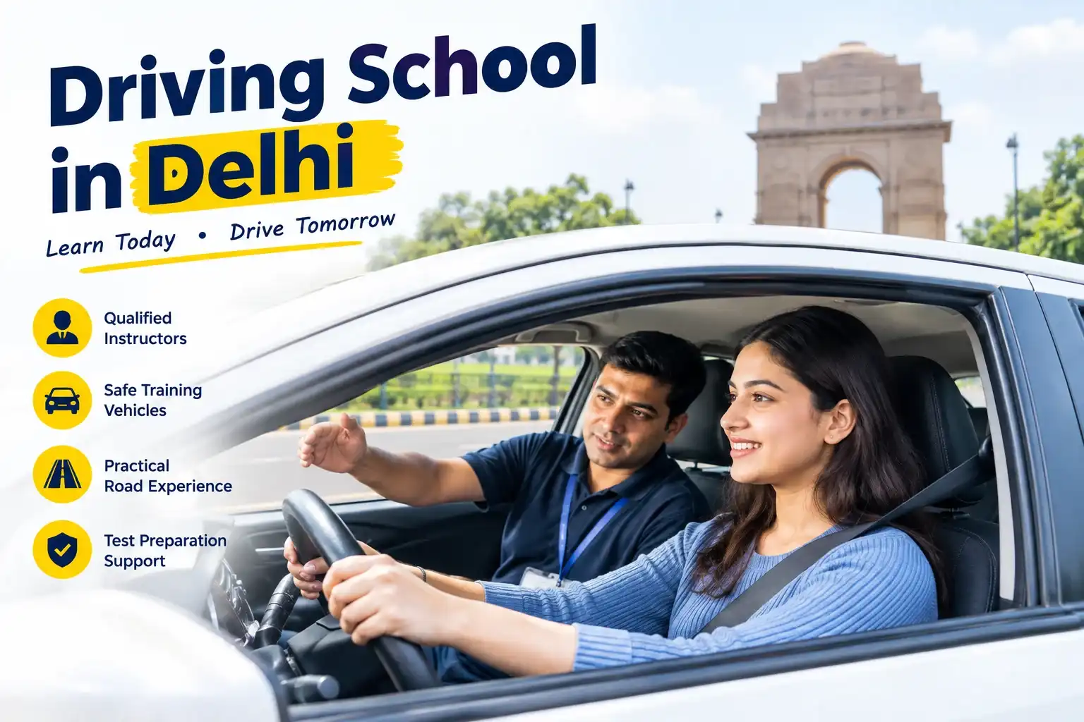 What Should You Look for in a Driving School in Delhi?