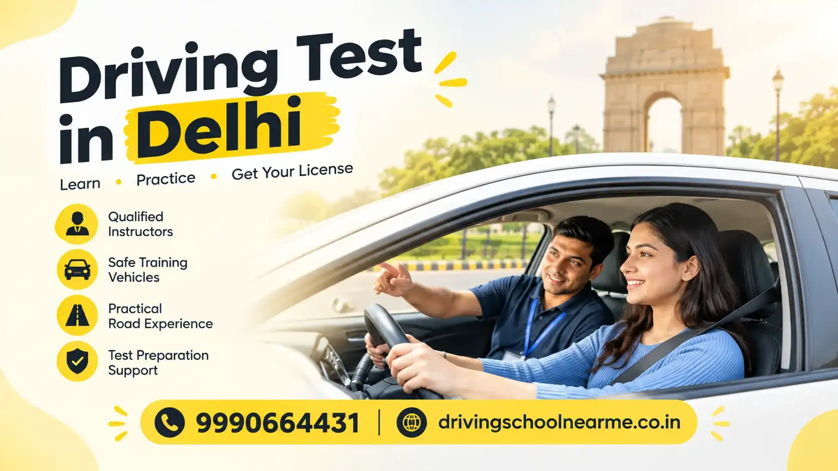 Complete Guide to Preparing for a Driving Test in Delhi